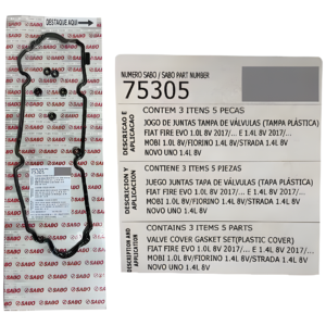 Junta Tampa De Válvula motor Fire 1.4 8v Evo Sabó-75305 - Imagem 4
