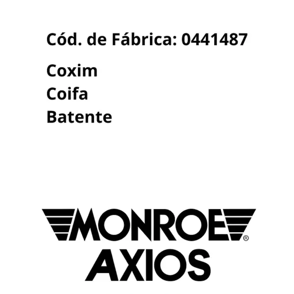 KIT AXIOS 044.1487 com nota fiscal envio imediato Apollo Auto Peças