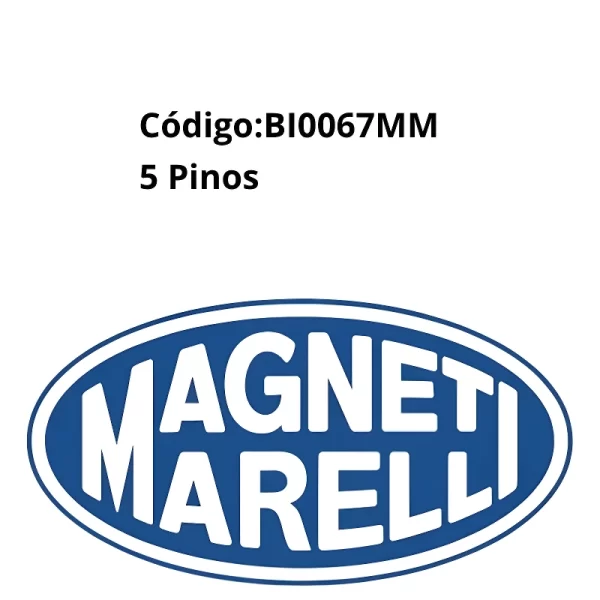 Conector de 5 pinos da BOBINA DE IGNIÇÃO BI0067MM Magneti Marelli para veículos GM