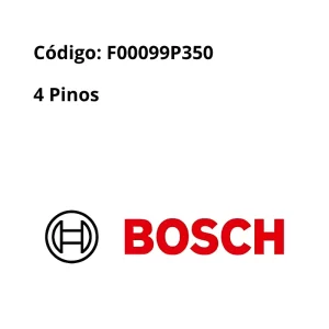 Sensor MAP BOSCH F00099P350 com código visível - Indústria Brasileira