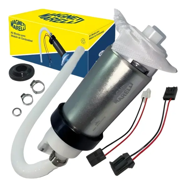 BOMBA COMBUSTÍVEL UNIVERSAL MM103A Magneti Marelli com mangueira, chicote e acessórios
