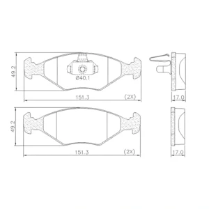 PASTILHA FRAS-LE PD60