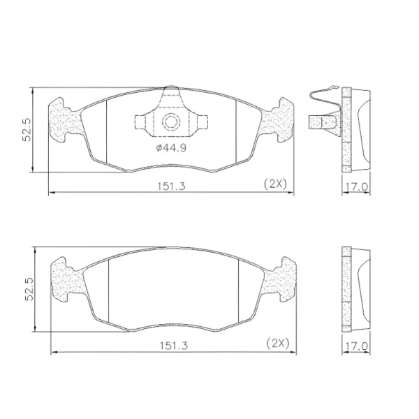 PASTILHA FRAS-LE PD/88