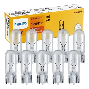 10 lâmpadas  5W Philips W5w 12961Cp