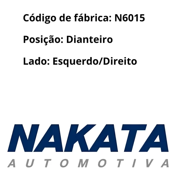 TERMINAL AXIAL NAKATA N6015 - Aplicação dianteira esquerda ou direita com código de fábrica