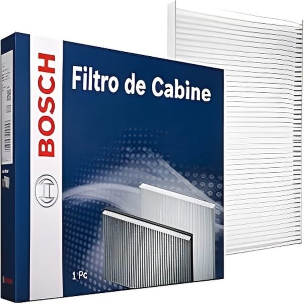 FILTRO DE AR CONDICIONADO BOSCH 0986BF0546 em detalhe frontal