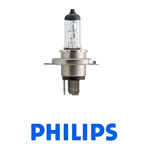 LÂMPADA H4 PHILIPS HALÓGENA 12V 60/55W - Iluminação Automotiva de Alta Qualidade