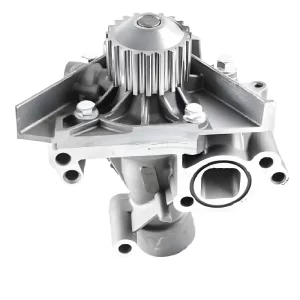 Detalhe da tampa com polia da bomba de arrefecimento Indisa 952508