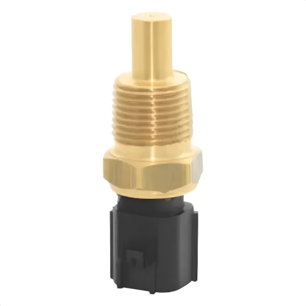 Detalhe do SENSOR TEMPERATURA VALCLEI com rosca e terminal de encaixe padrão automotivo
