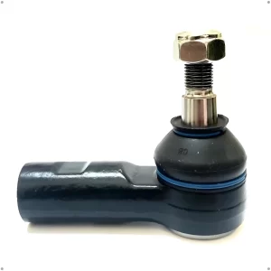 Vista lateral do TERMINAL DE DIREÇÃO NAKATA N6014 com porca de fixação e acabamento preto reforçado