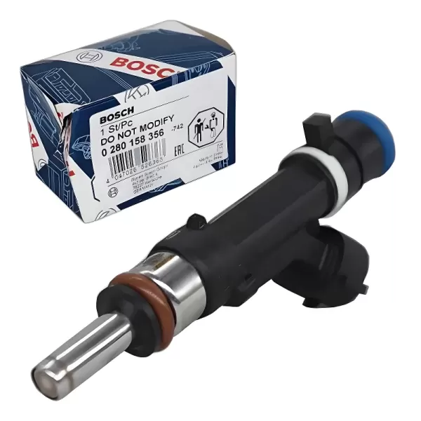 BICO INJETOR BOSCH 0280158356 ORIGINAL PARA NISSAN KICKS MARCH VERSA 1.6 16V HR16DE – VISTA COM CAIXA