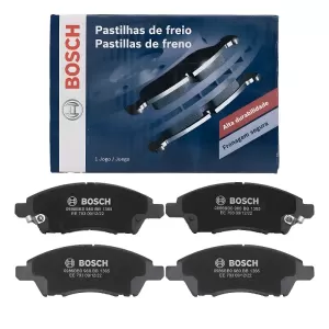 PASTILHA FREIO BOSCH 0986BB0980 com embalagem original — Produto BOSCH genuíno, com alta durabilidade e frenagem segura.