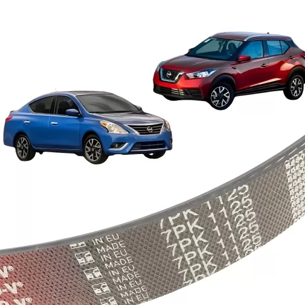 Correia GATES 7PK1125 automotiva para alternador March Versa Megane qualidade superior