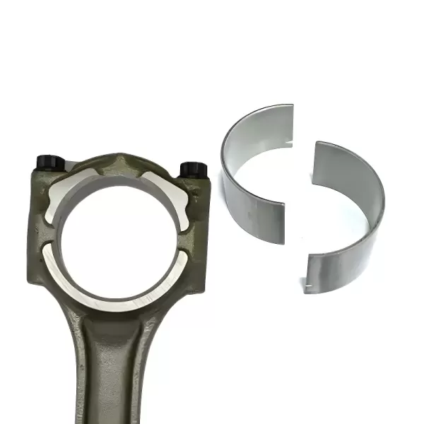 BRONZINA DE BIELA STD S10 2.8 MWM aplicada em biela do motor - exemplo de montagem