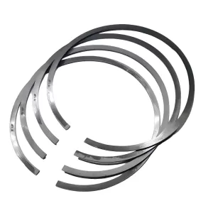 ANEL PISTÃO METAL LEVE STD — perfil e acabamento