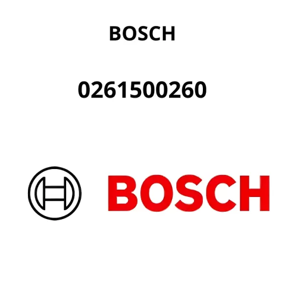 Bico Bosch 0261500260 identificação BOSCH do produto