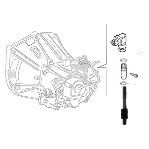 PINHÃO VELOCÍMETRO FIAT 10854 compatível Uno/Palio/Siena