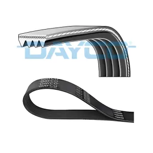 CORREIA POLY-V 4PK673 – detalhe do corte transversal mostrando as ranhuras e reforços