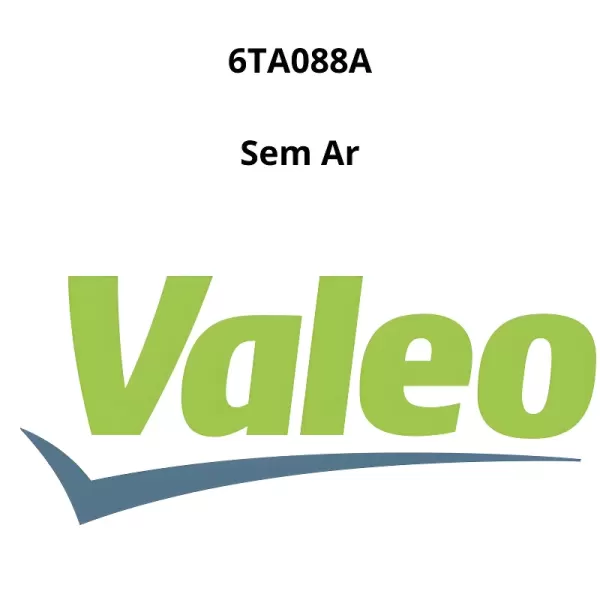 RADIADOR GOL PARATI VALEO 6TA088A — identificação do código, SEM AR, peça original