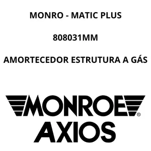 AMORTECEDOR DIANTEIRO FIORINO — embalagem original MONROE 808031MM lacrada, pronto para envio