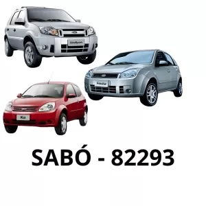 Aplicações da JUNTA SABÓ 82293 em veículos Ford com motor 1.6 8V