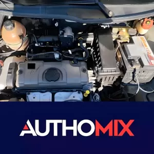 BOMBA D’ÁGUA 206 207 C3 AUTHOMIX instalada em motor automotivo