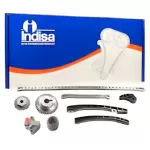 KIT DISTRIBUIÇÃO VERSA MARCH – embalagem INDISA original com componentes do kit expostos, evidenciando procedência KD00116