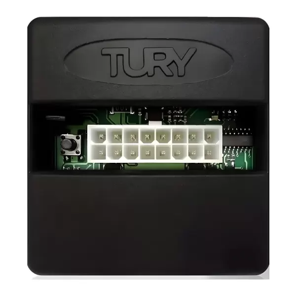 MÓDULO VIDRO UNIVERSAL TURY PRO2K com conector de 16 pinos para automação dos vidros elétricos