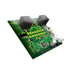 Circuito interno do MÓDULO VIDRO UNIVERSAL TURY PRO2K com tecnologia de proteção CONTRAN