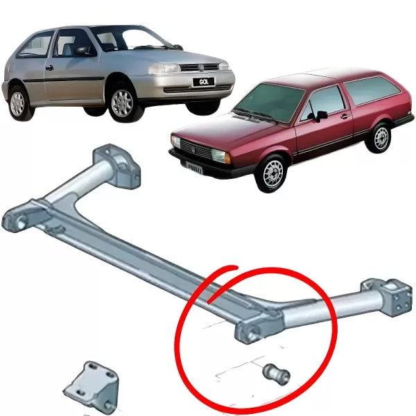 BUCHA EIXO AXIOS 110.377 compatibilidade Gol Parati Saveiro