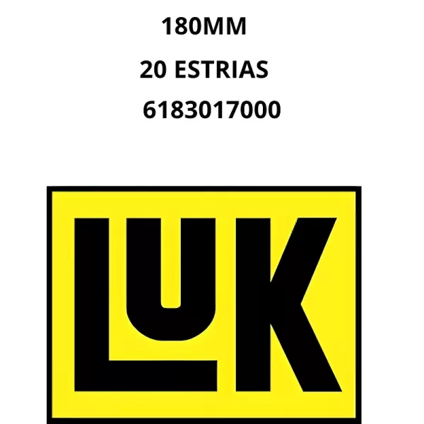 Kit embreagem LUK 6183017000 Apollo Auto Peças