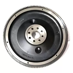 VOLANTE MOTOR PARTIUM 82062910 VALTRA BH 8 FUROS, CREMALHEIRA 133-D, vista superior para EMBREAGEM 345MM