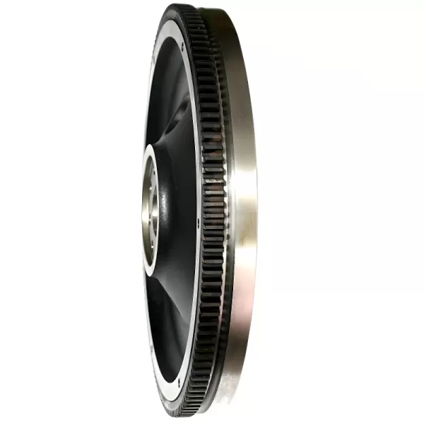 VOLANTE MOTOR PARTIUM 82062910 perfil lateral evidenciando espessura e CREMALHEIRA 133-D