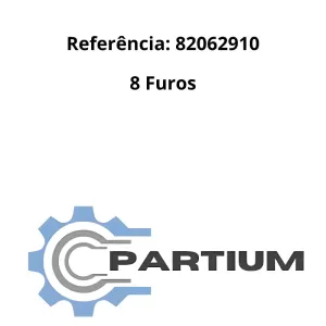 VOLANTE MOTOR PARTIUM 82062910 referência 82062910, 8 FUROS, marca PARTIUM pronta para envio