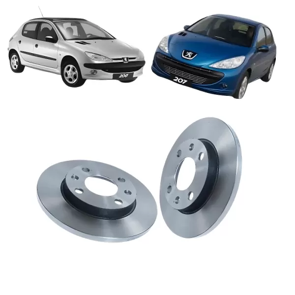 DISCOS FREIO HIPERFREIOS HF298 — embalagem original Hipper Freios lacrada.