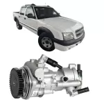 Vista lateral da BOMBA TRW JPR1062 TRW com eixo montado