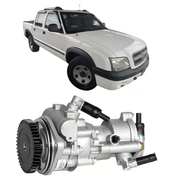 Vista lateral da BOMBA TRW JPR1062 TRW com eixo montado