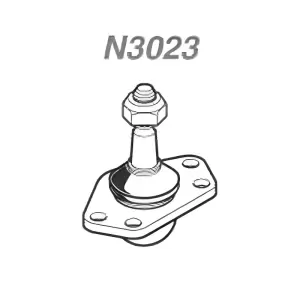 detalhe do pivô dianteiro nakata n3023 instalado