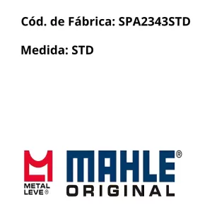 JOGO PISTÃO/ANEL METAL_LEVE SPA2343STD Parati 1.0 AT