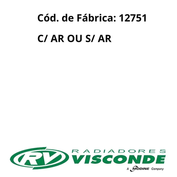 radiador agua visconde 12751 detalhe conjunto completo embalagem
