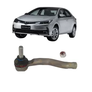 TERMINAL DIREÇÃO VIEMAR 335332 montado na suspensão Toyota