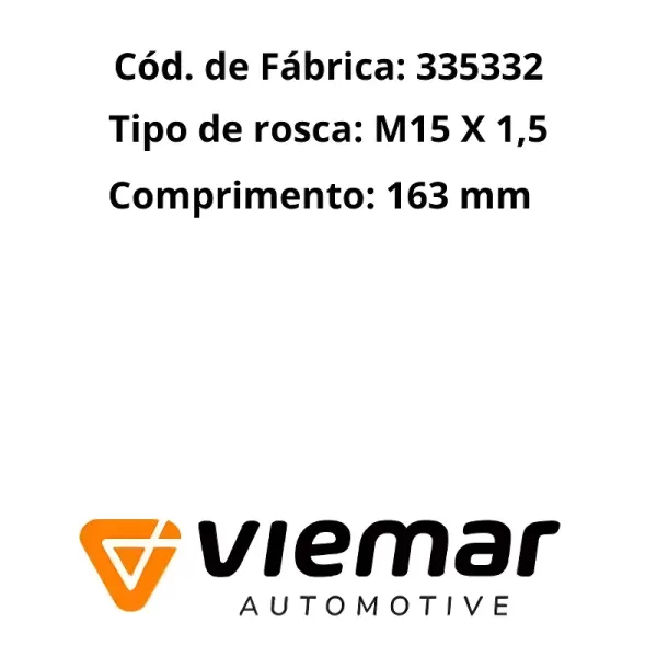 TERMINAL DIREÇÃO VIEMAR 335332 peça original VIEMAR