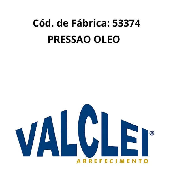 Interruptor Pressão Valclei 53374 código 53374 Valclei arrefecimento