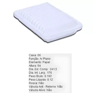 FILTRO AR TECFIL ARL2203 para Toyota Corolla