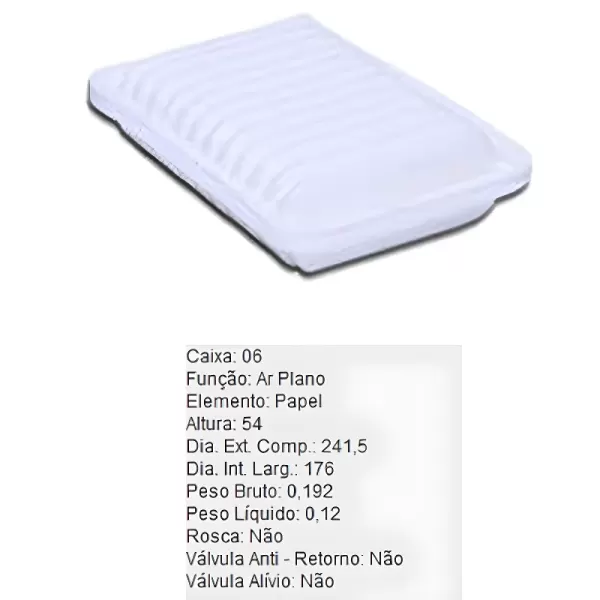 FILTRO AR TECFIL ARL2203 para Toyota Corolla