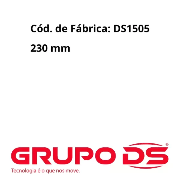 TUBO DS 1505 reposição do tubo corrugado 230 mm DS