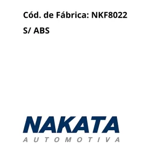 CUBO RODA NAKATA NKF8022 Produto Lacrado Original