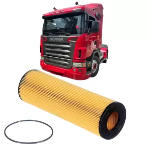 FILTRO ÓLEO TECFIL PEL415 lateral destacando dimensões