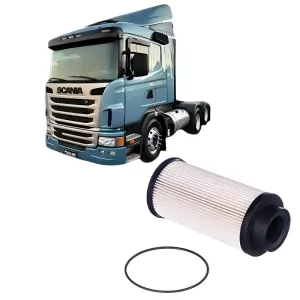 FILTRO COMBUSTÍVEL MANN PU941X componente interno do sistema diesel