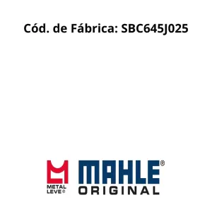 Embalagem lacrada BRONZINAS MANCAL METAL_LEVE SBC645J025 com EAN 7892415944498